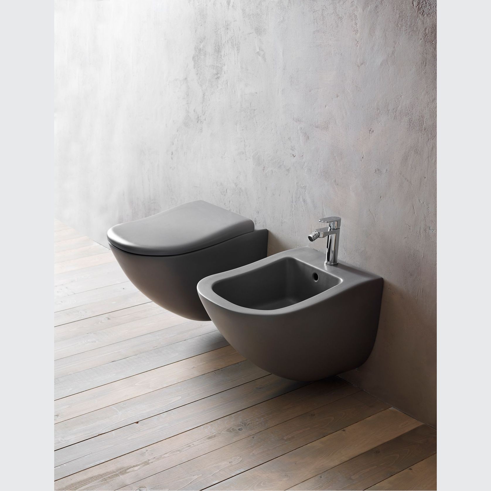 Fluid Wall Hung Toilet and Bidet by cielo gallery detail image