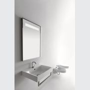 Cento Oval Wall Hung Toilet and Bidet by Kerasan gallery detail image