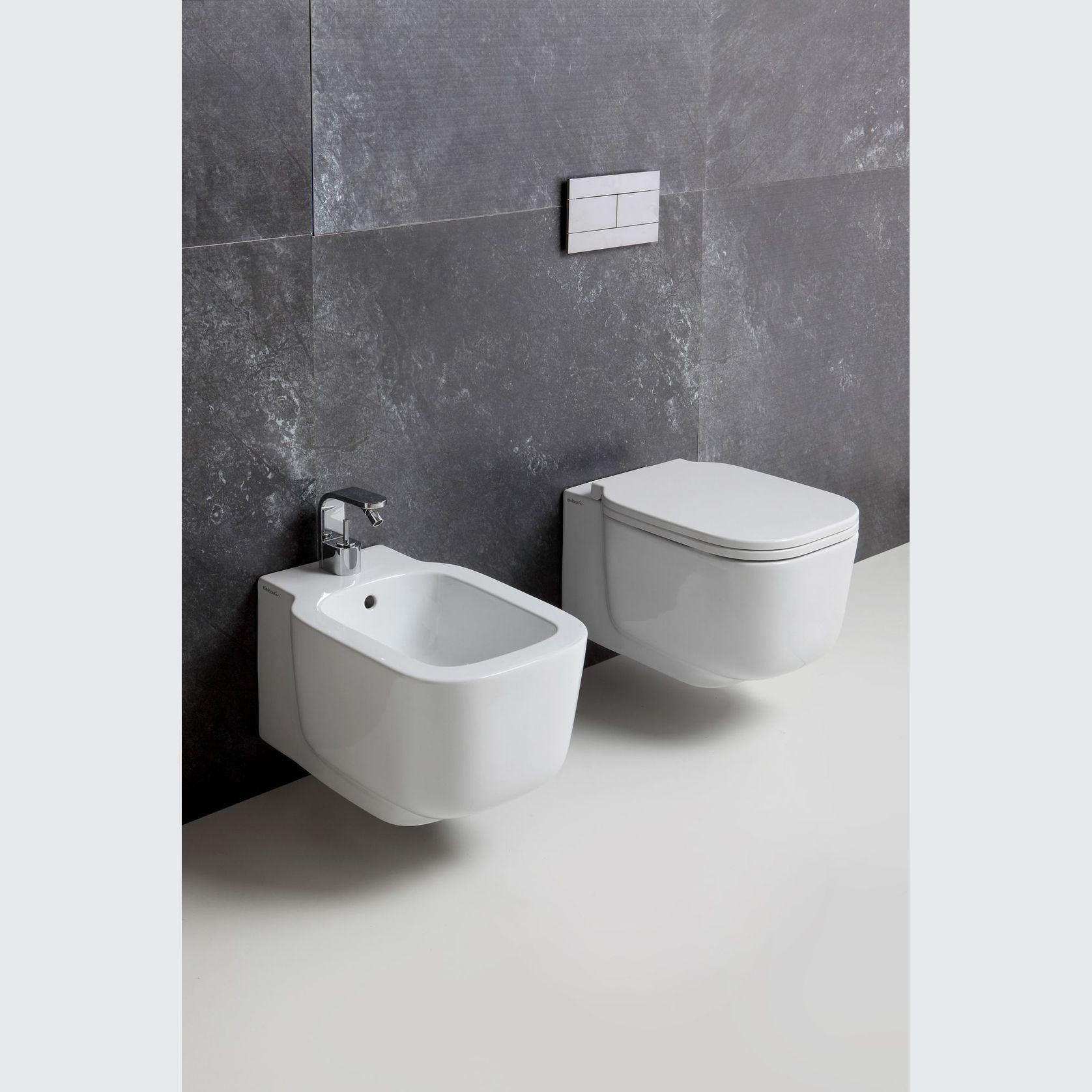 Karim Cubika Wall Hung Toilet and Bidet by cielo gallery detail image