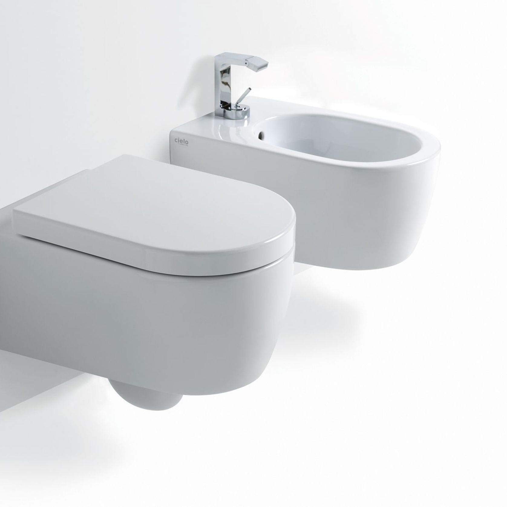 Smile Wall Hung Toilet and Bidet by cielo gallery detail image