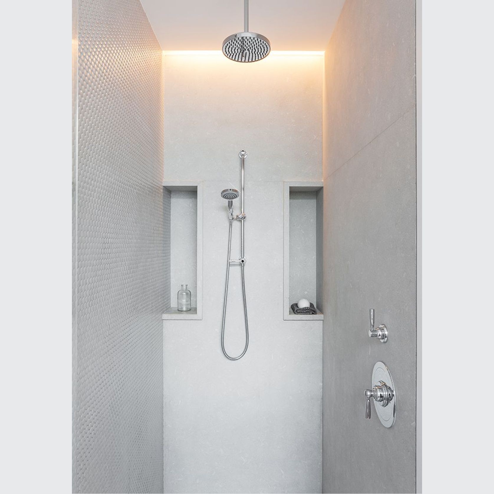 Perrin & Rowe Contemporary Discus Shower Rose gallery detail image