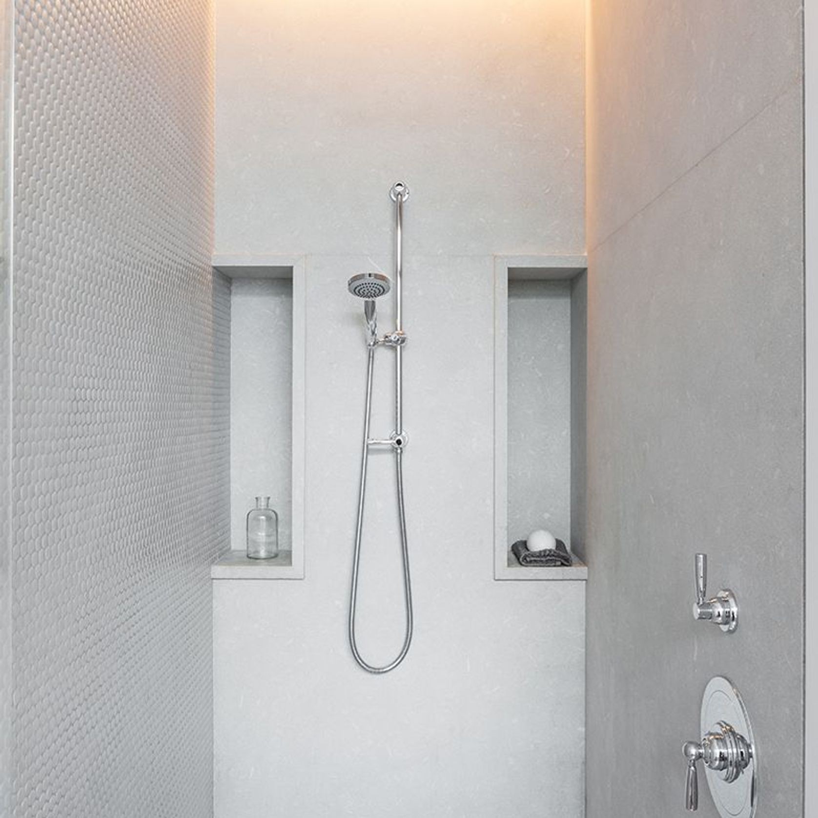Perrin & Rowe Contemporary Discus Shower Rose gallery detail image