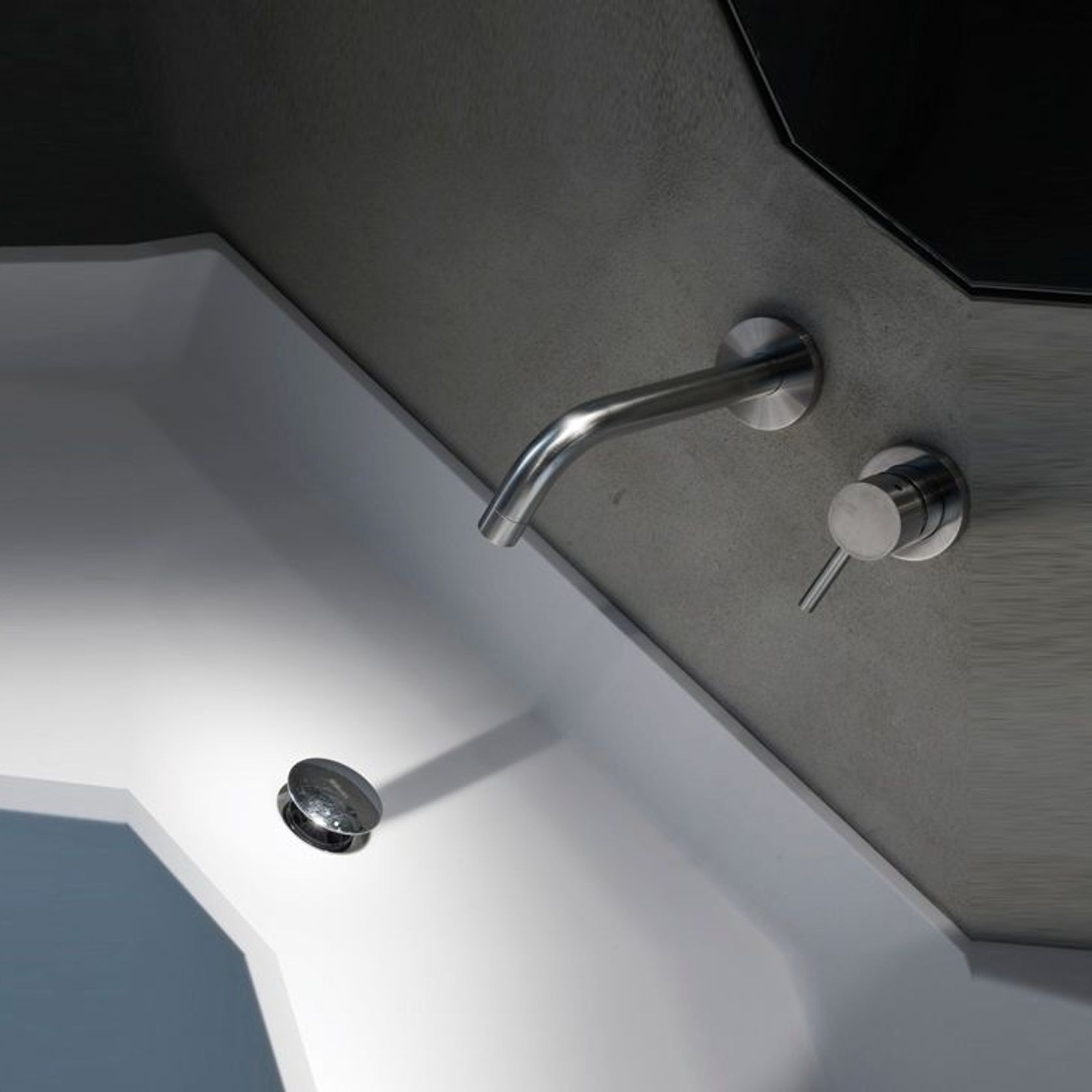 Ottavo 13 16 Wall Mounted Basin Mixer by QUADRO gallery detail image
