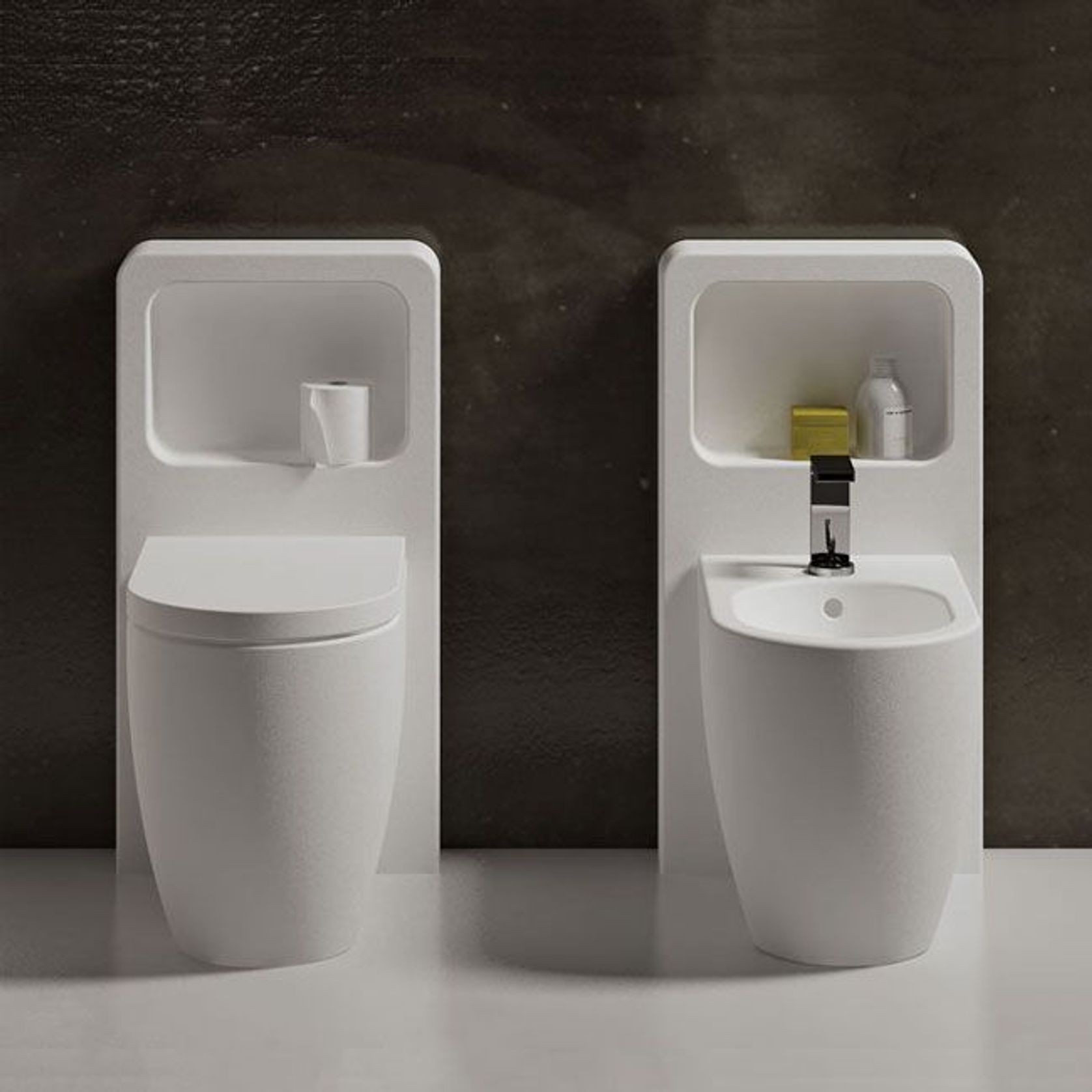 Smile Back to Wall Rimless Toilet by cielo gallery detail image