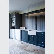 Acquello - White fireclay sink with waste and rack 760 x 460 x 250mm gallery detail image