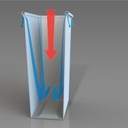 Compact Bin Storage - 2 x 40 Litre Bucket - Door Pull gallery detail image