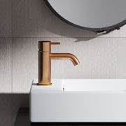 Buddy Low Curved Spout Basin Mixer gallery detail image