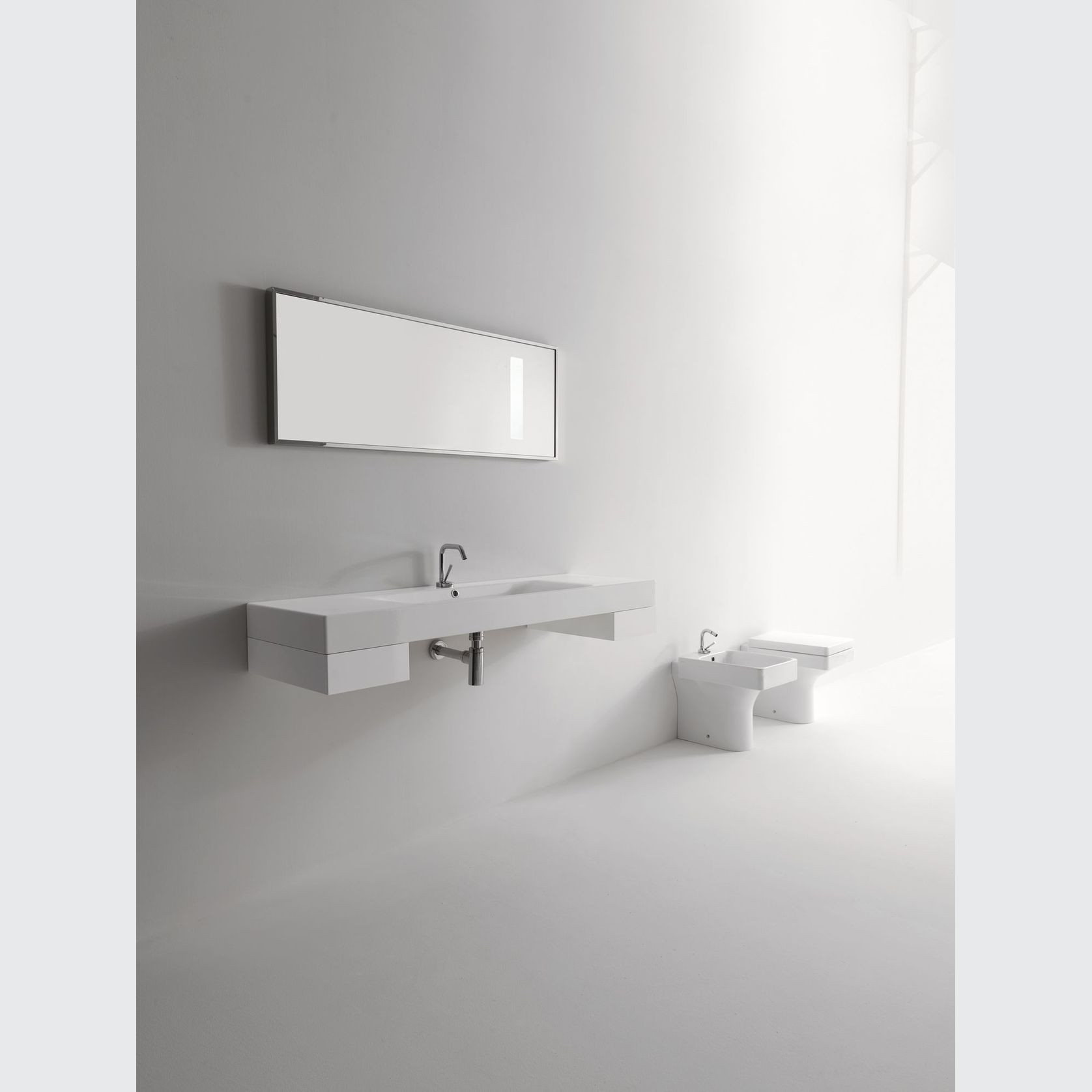 Cento Washbasin 140 Single by Kerasan gallery detail image