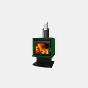 Genesis Freestanding Wood Fire gallery detail image