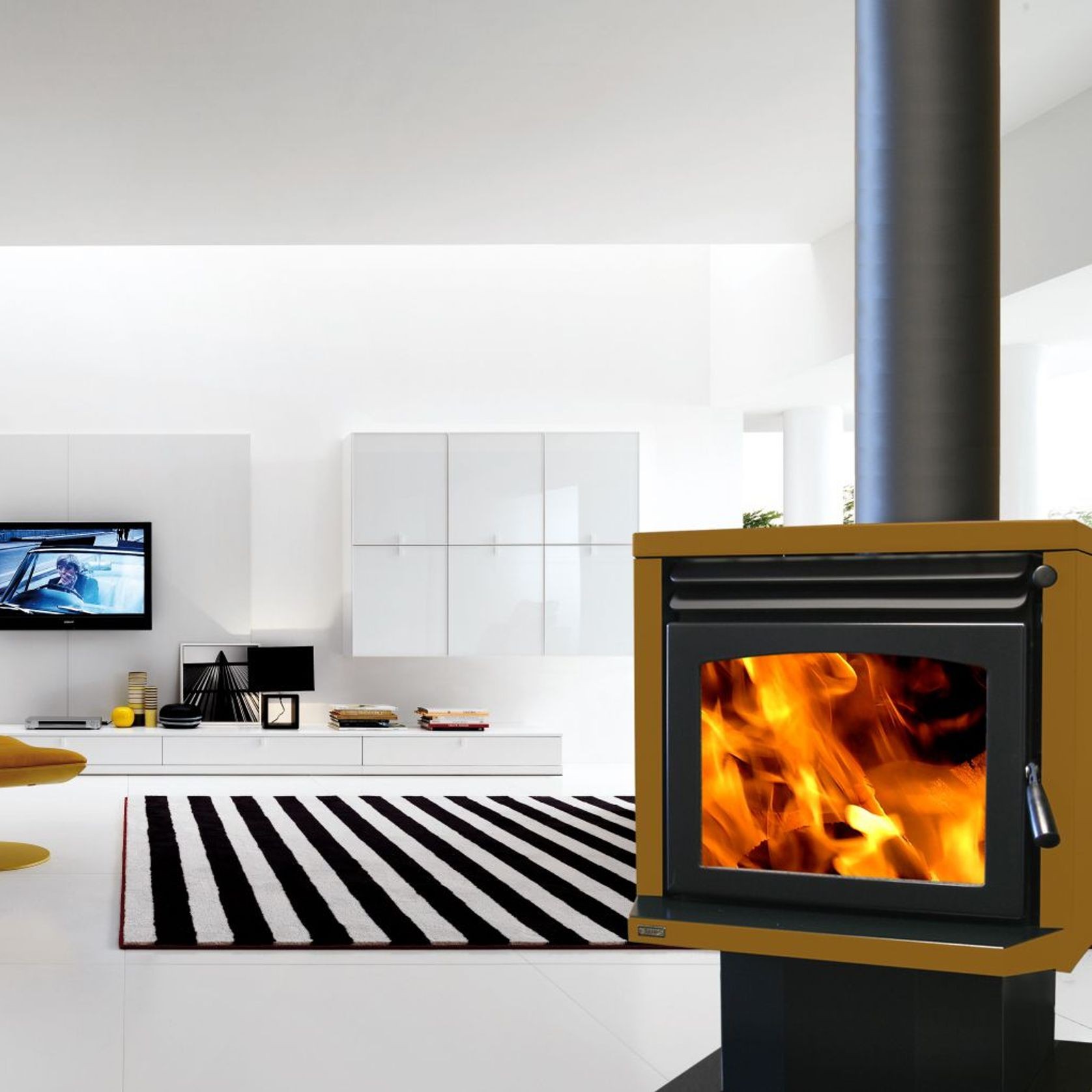 Genesis Freestanding Wood Fire gallery detail image