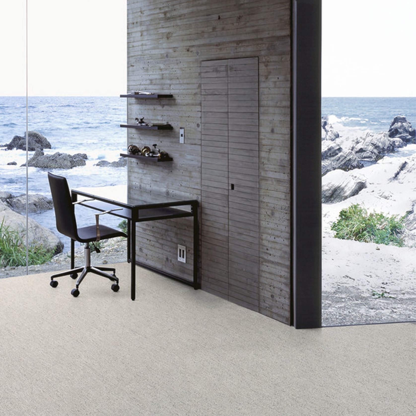 Grind carpet tiles Handcraft Collection by modulyss® gallery detail image