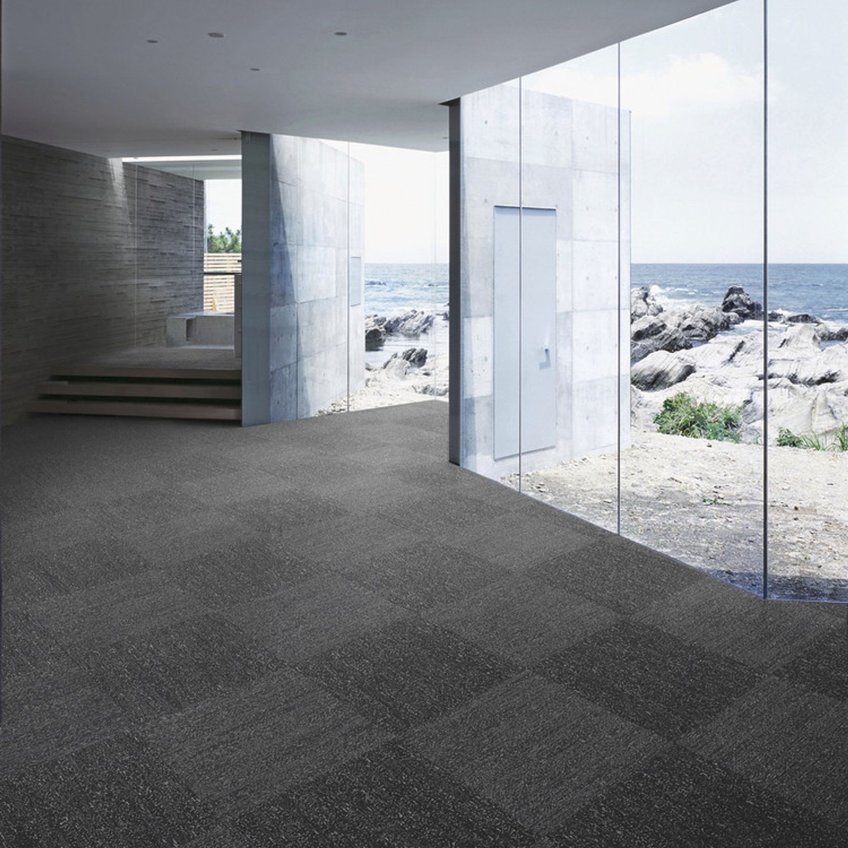 Grind carpet tiles Handcraft Collection by modulyss® gallery detail image