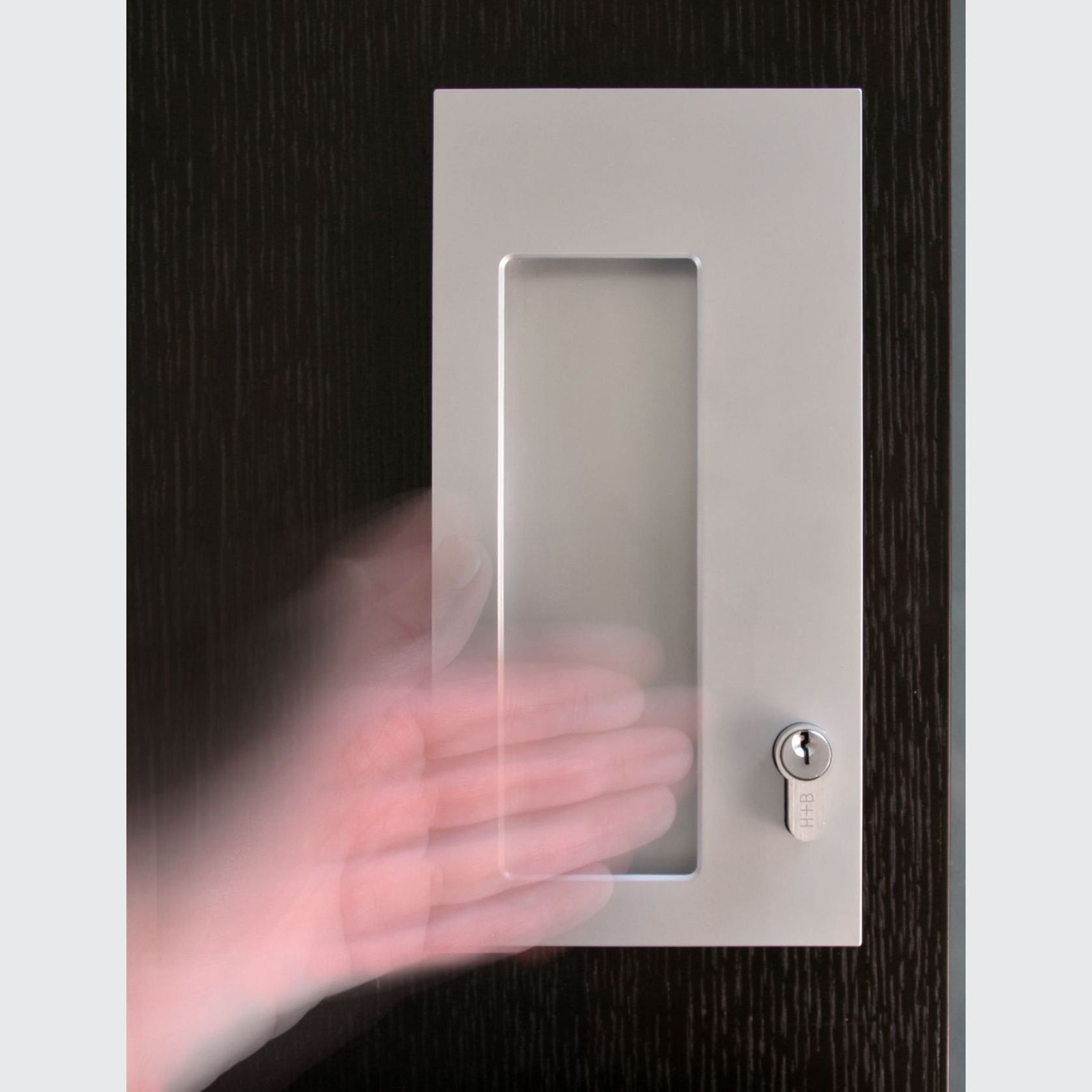 HB1900 Series Rectangle Offset Flush Pull gallery detail image