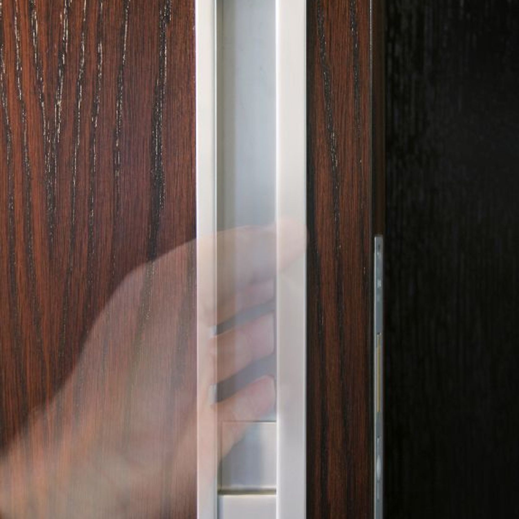 HB1480 Off-Set Flush Pull Lock Set for Sliding and Hinge Doors gallery detail image