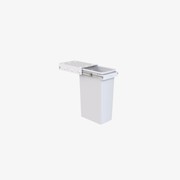 Compact Bin Storage - 1 x 40 Litre Bucket - Handle Pull gallery detail image