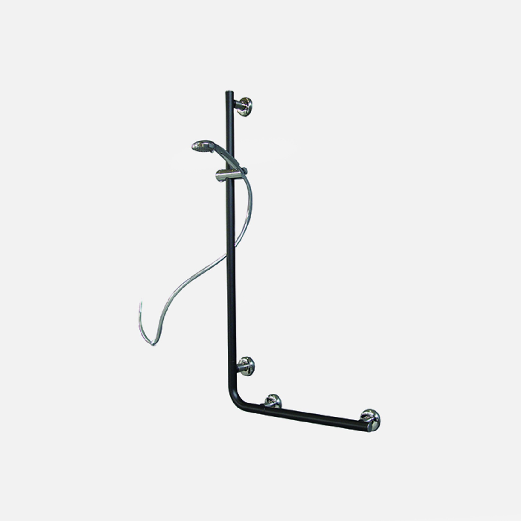 Inox handrail with sliding rail shower by GOMAN  LEO-X032/65 gallery detail image