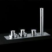 Minimal Deck-mounted Tap Set For Bathtub Without Spout gallery detail image