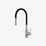 Stainless Minimal Black Spout Pulldown Sink Mixer gallery detail image
