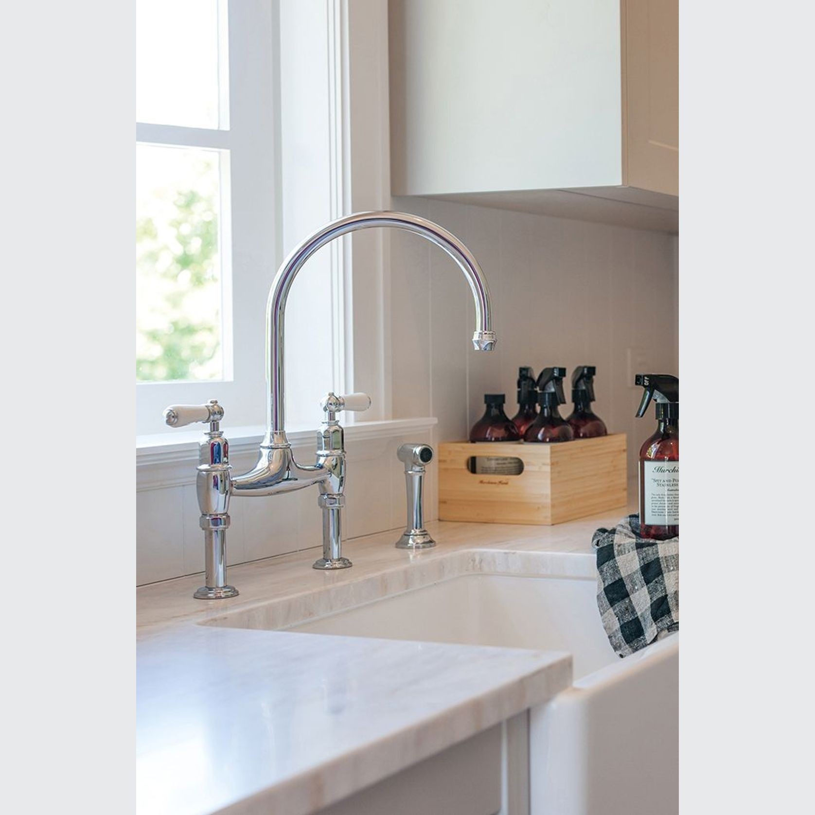 Perrin & Rowe Ionian Kitchen Tap Mixer With Spray Rinse gallery detail image