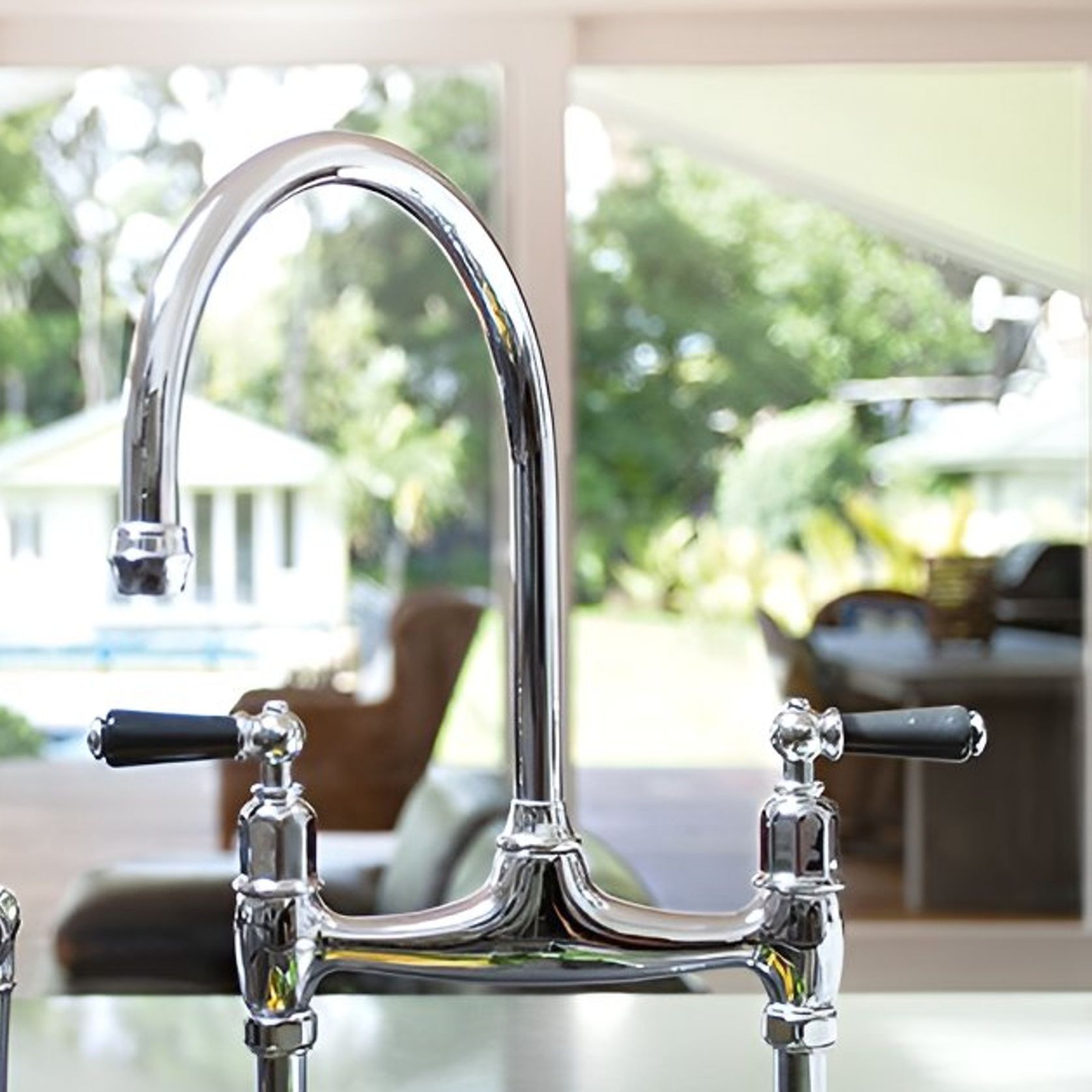 Perrin & Rowe Ionian Kitchen Tap Mixer With Spray Rinse gallery detail image