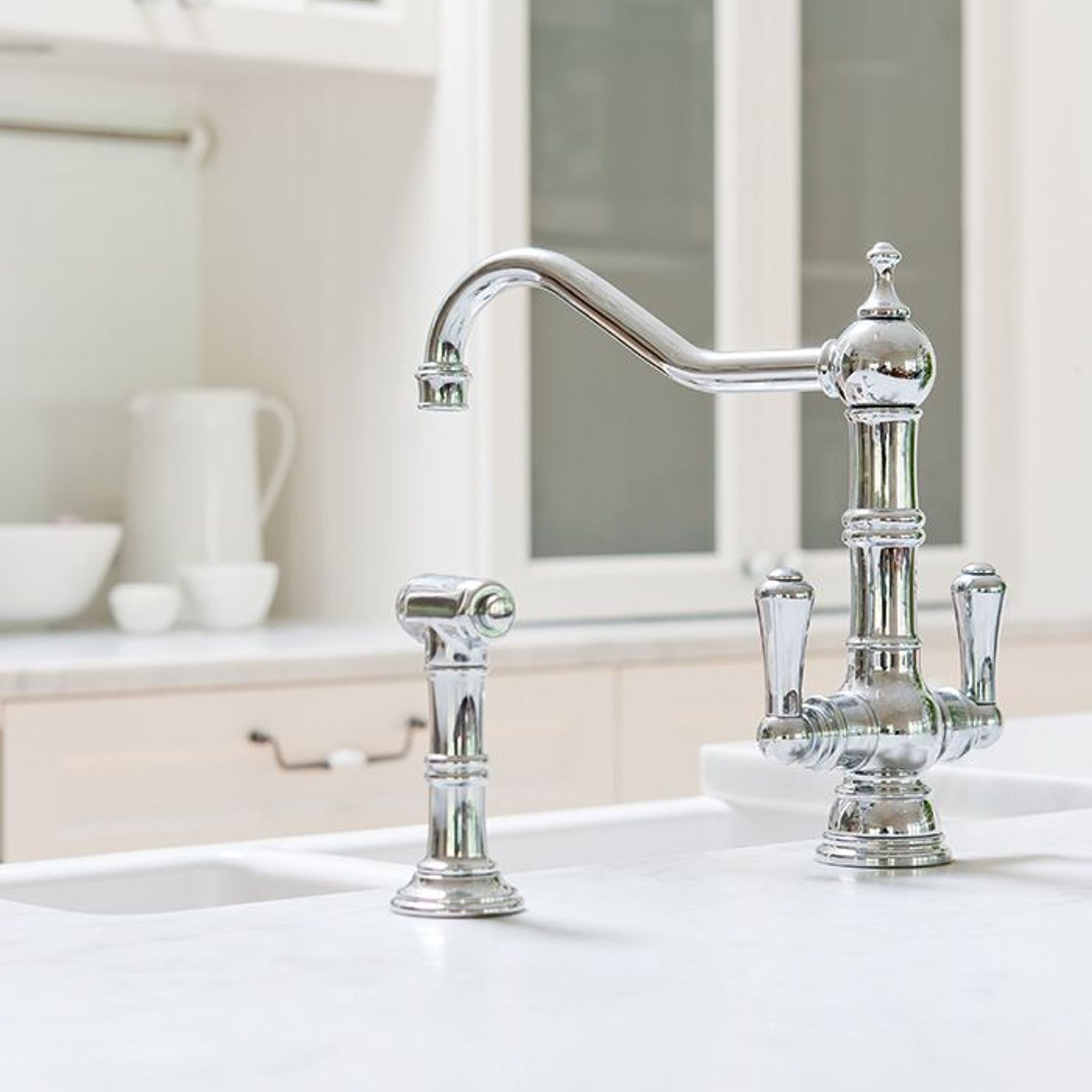 Perrin & Rowe Picardie kitchen tap gallery detail image