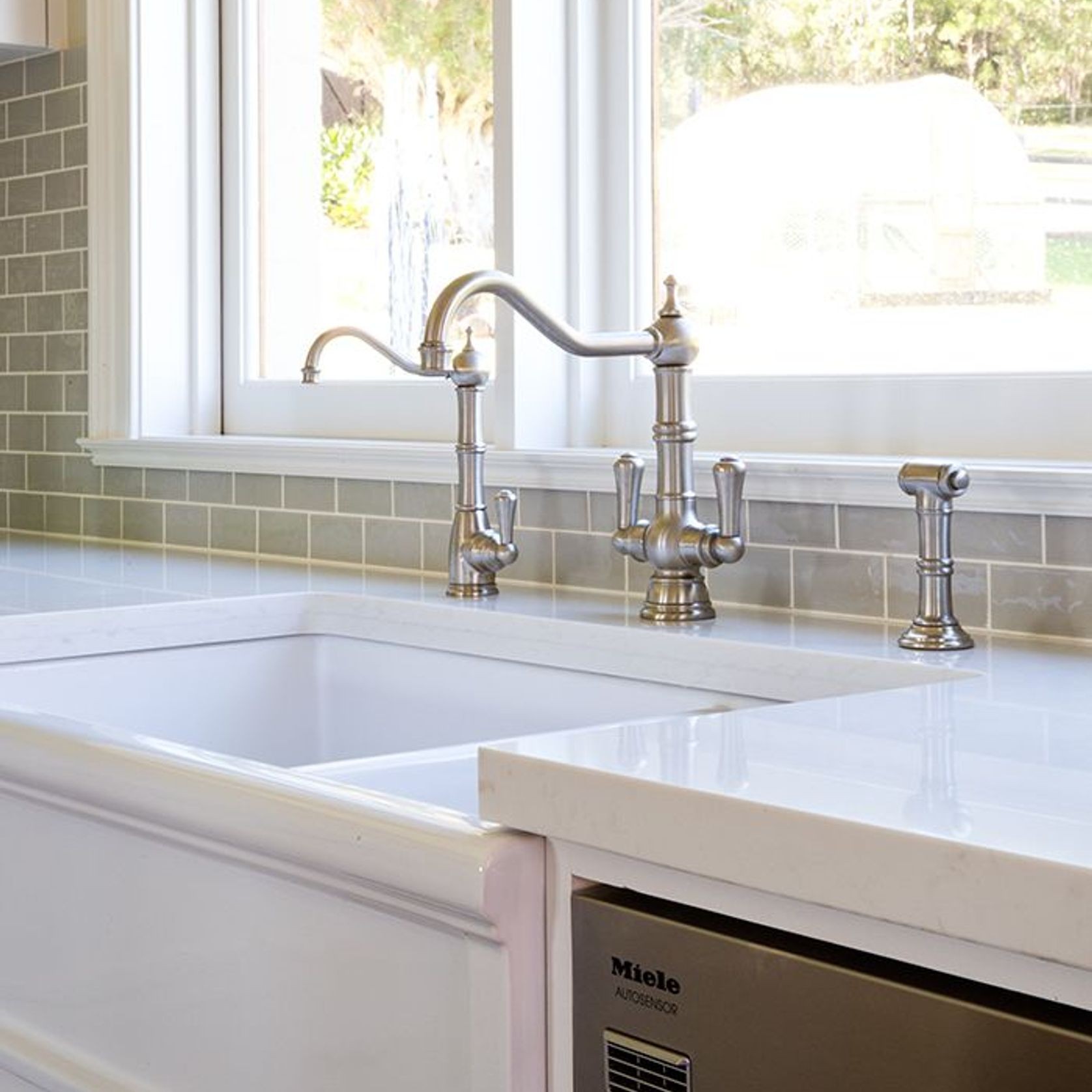 Perrin & Rowe Picardie kitchen tap gallery detail image
