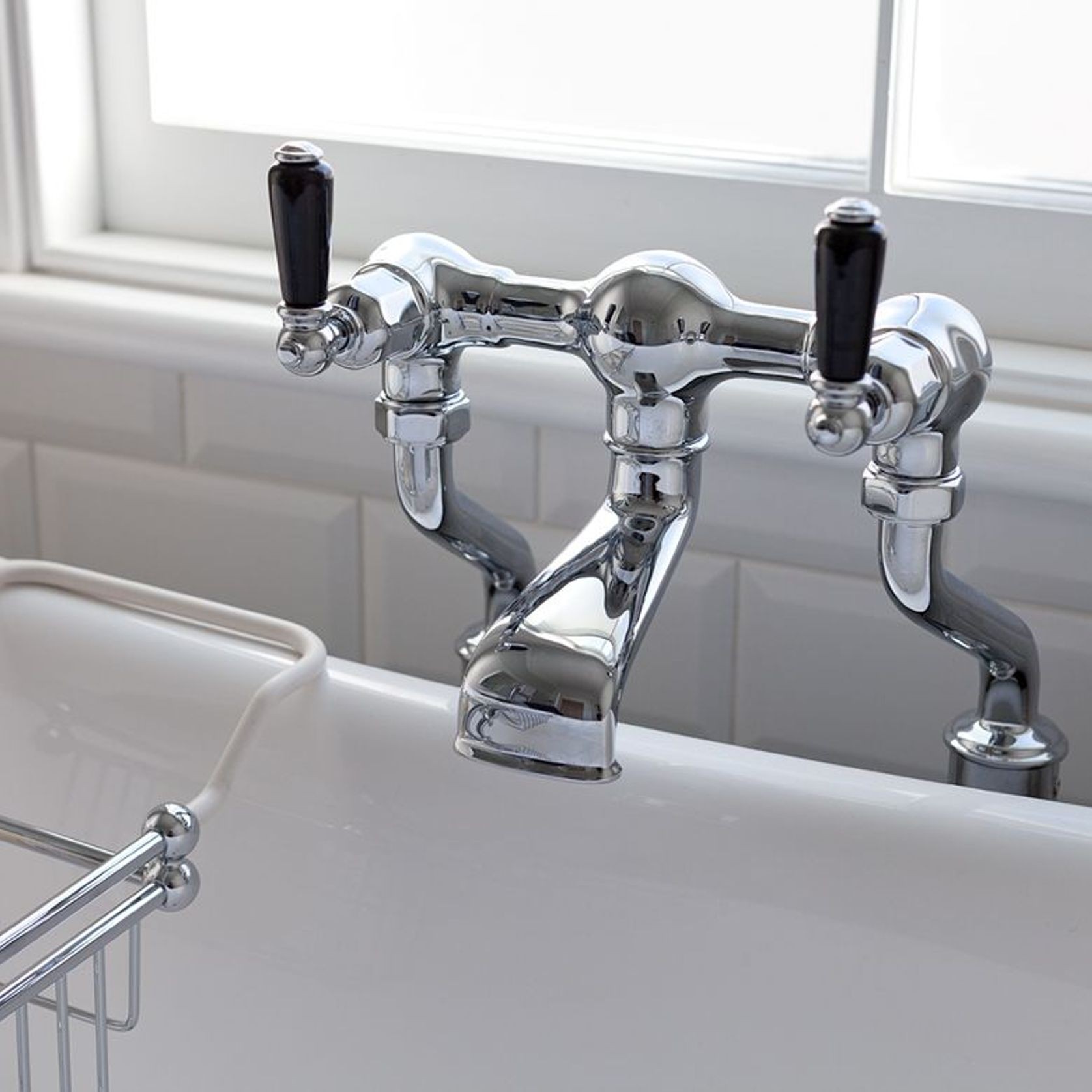 Perrin & Rowe Classical Bath Filler With Levers gallery detail image