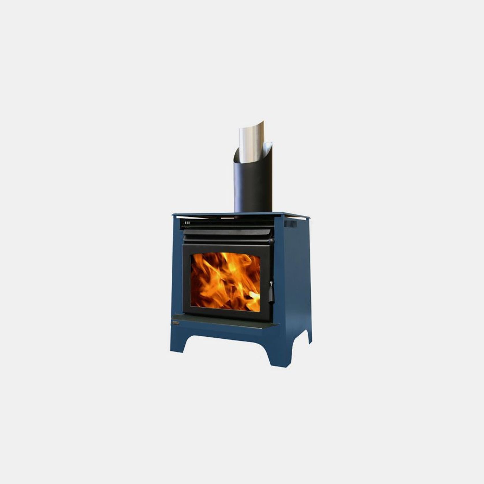 Phoenix Freestanding Wood Fireplace gallery detail image