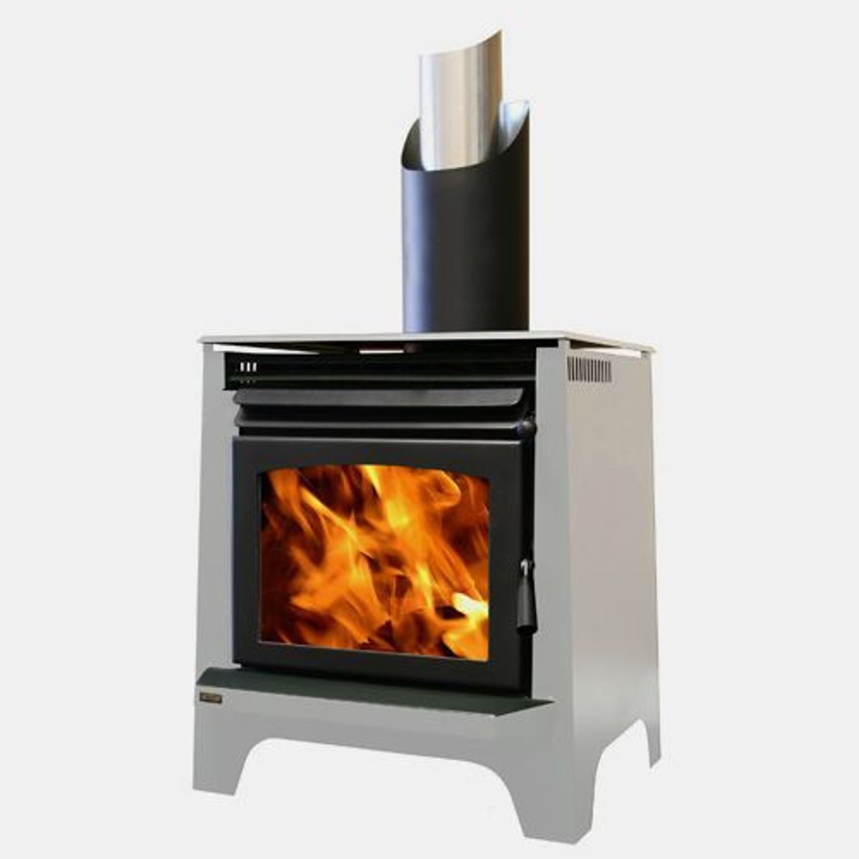 Phoenix Freestanding Wood Fireplace gallery detail image