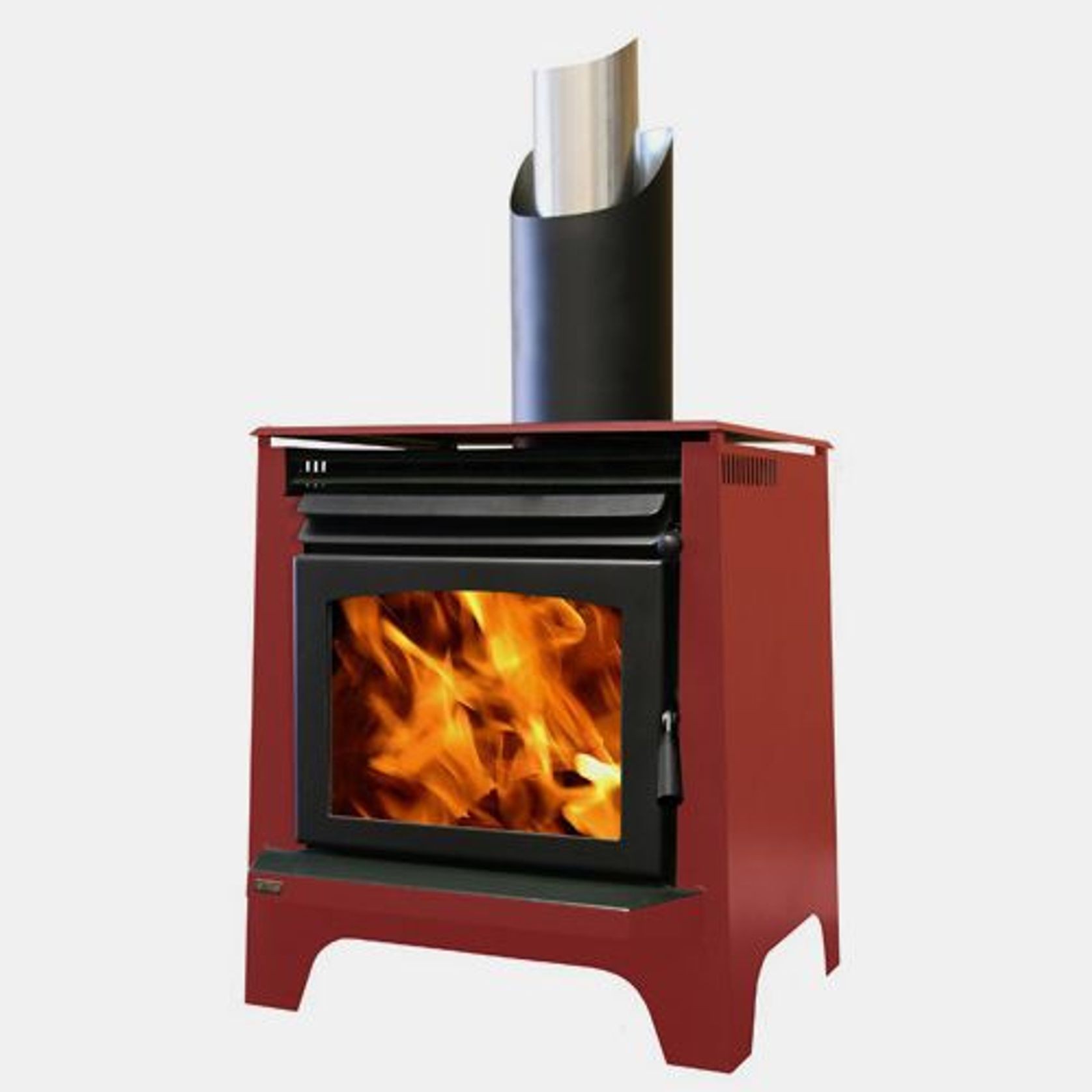 Phoenix Freestanding Wood Fireplace gallery detail image