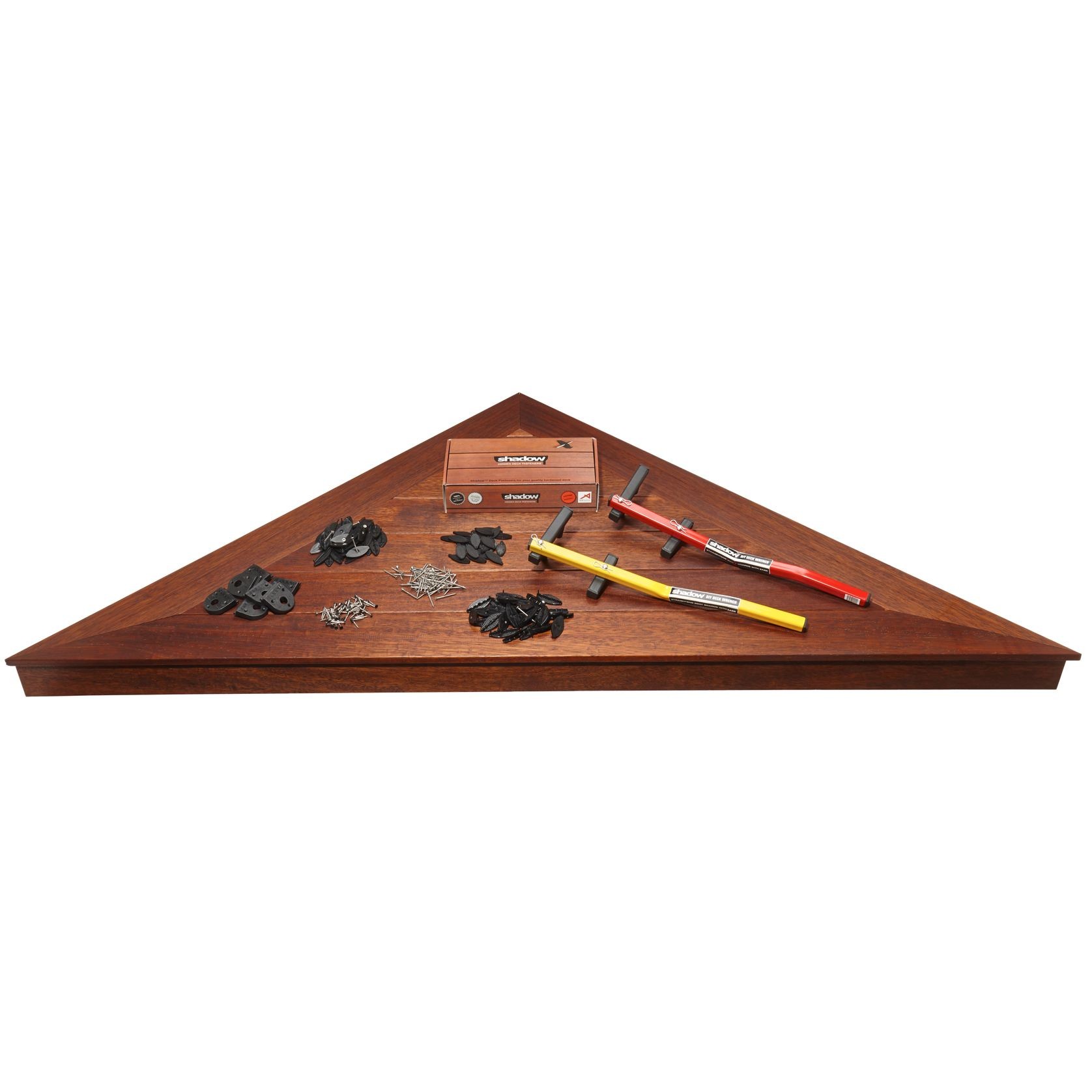 Nail-Free ShadowDeck™ Kwila Dome Decking System gallery detail image