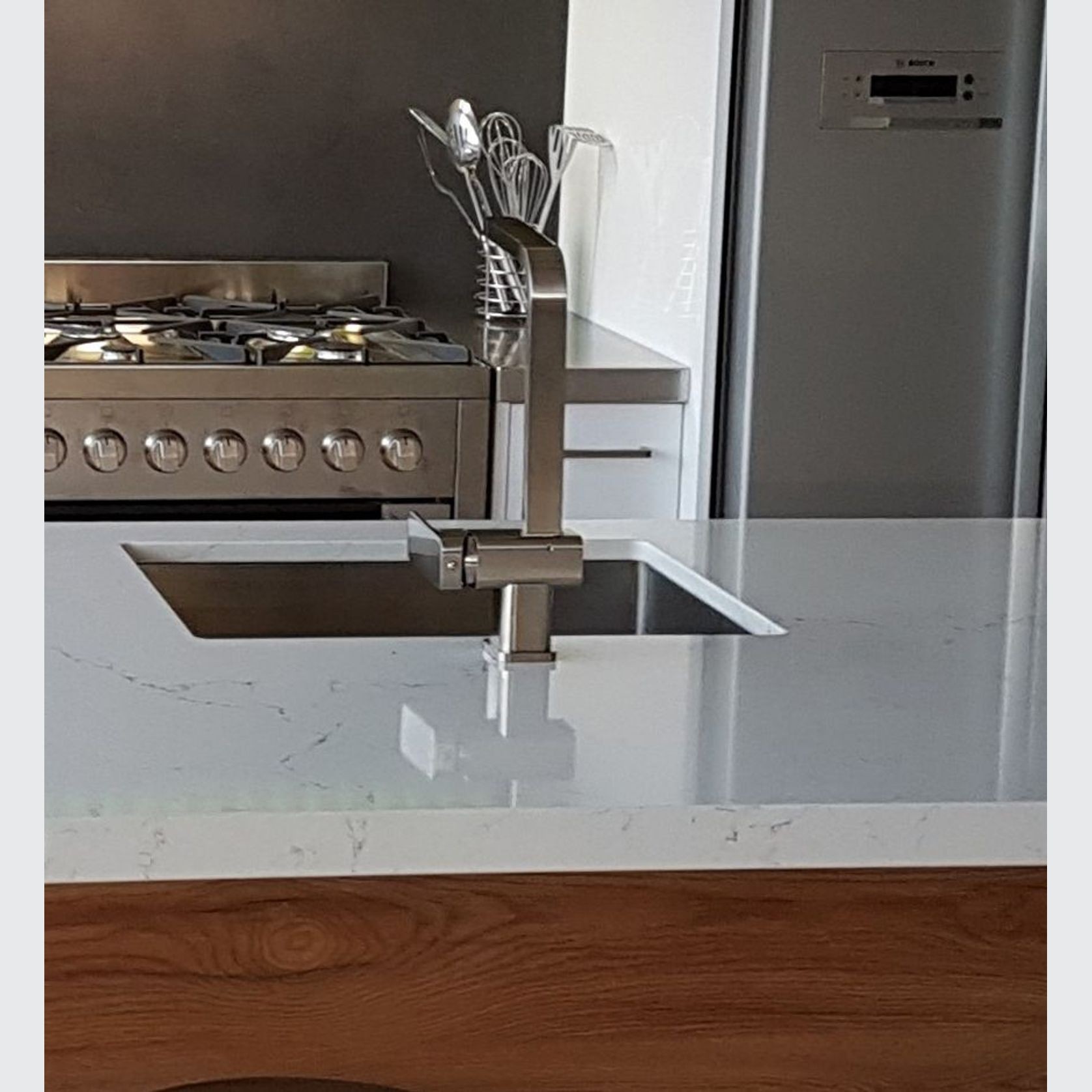 Turin 1064B Brushed Tap gallery detail image