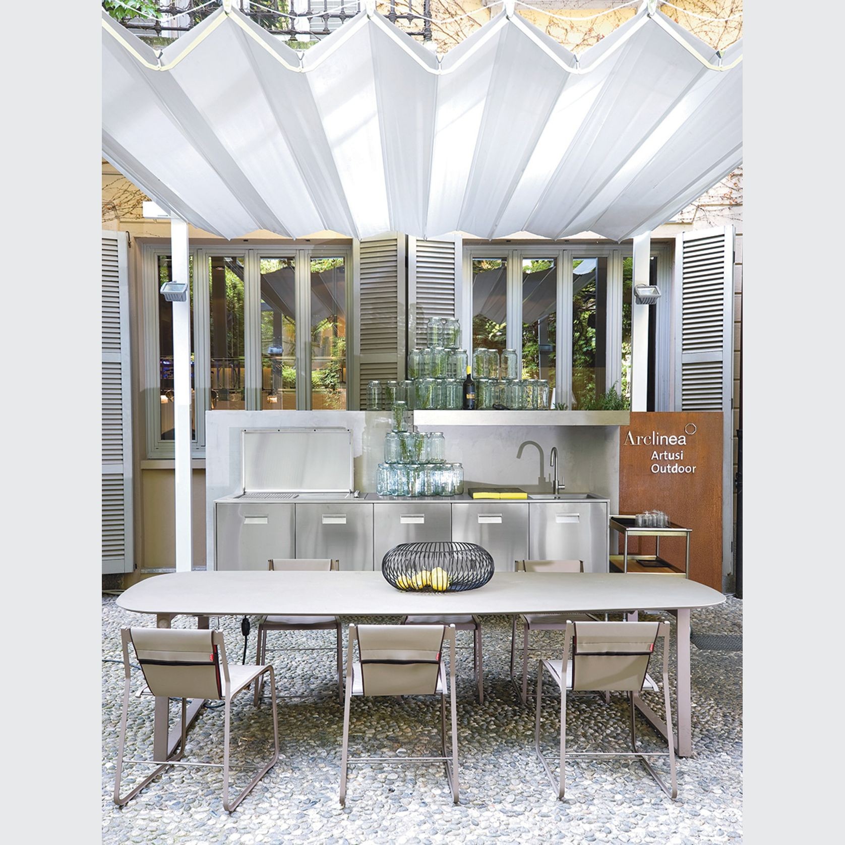Artusi Outdoor Kitchen Collection by Arclinea  gallery detail image