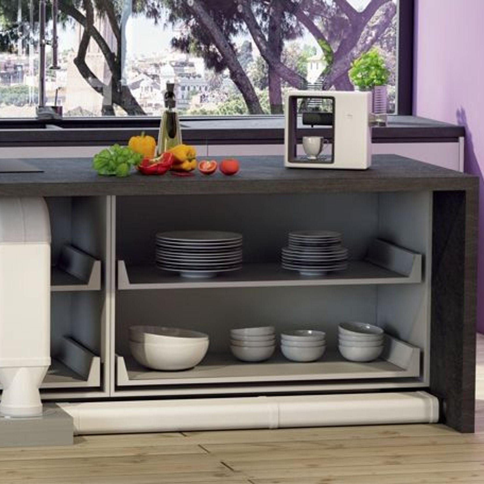 FLOW-IN Induction Hob and Extractor gallery detail image