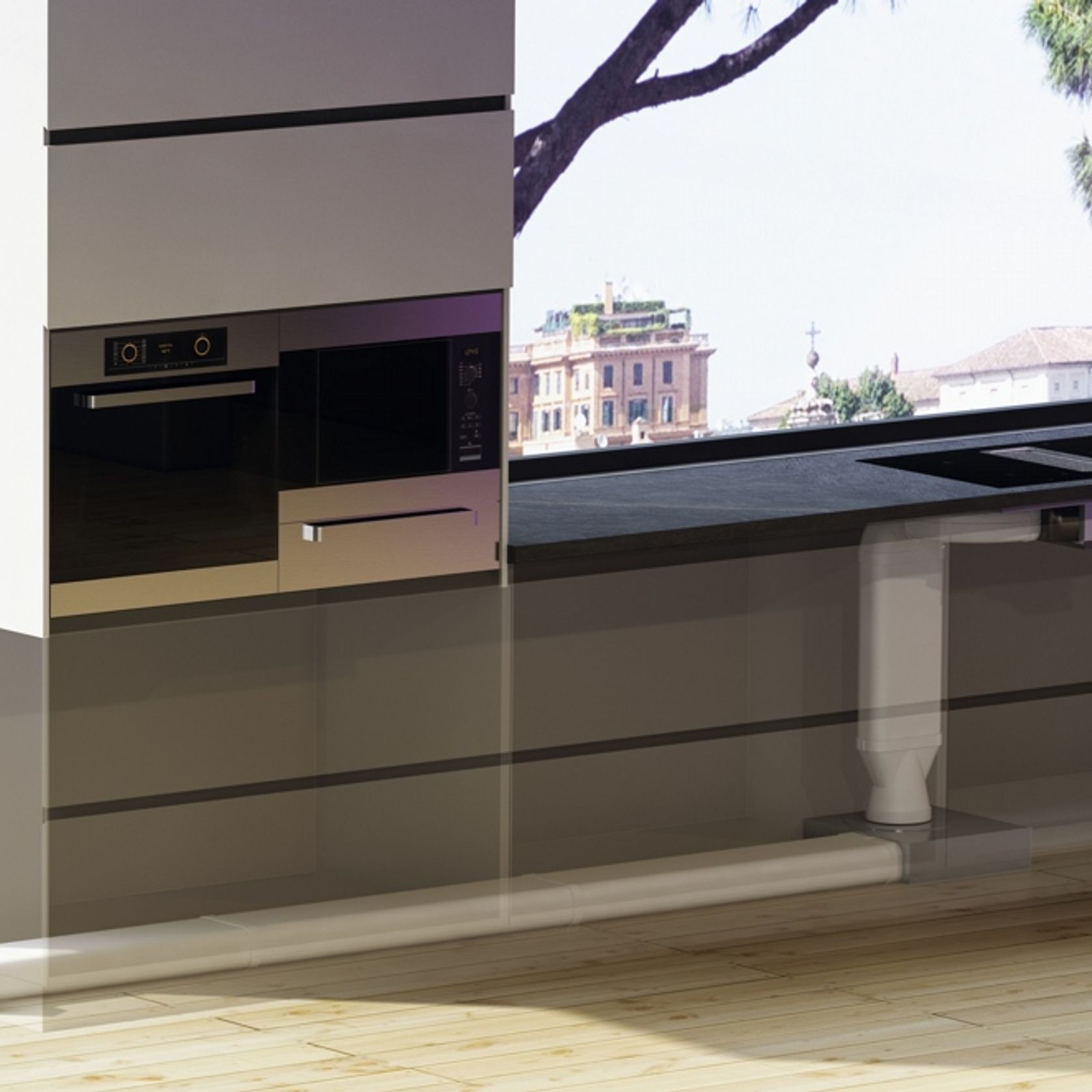 FLOW-IN Induction Hob and Extractor gallery detail image