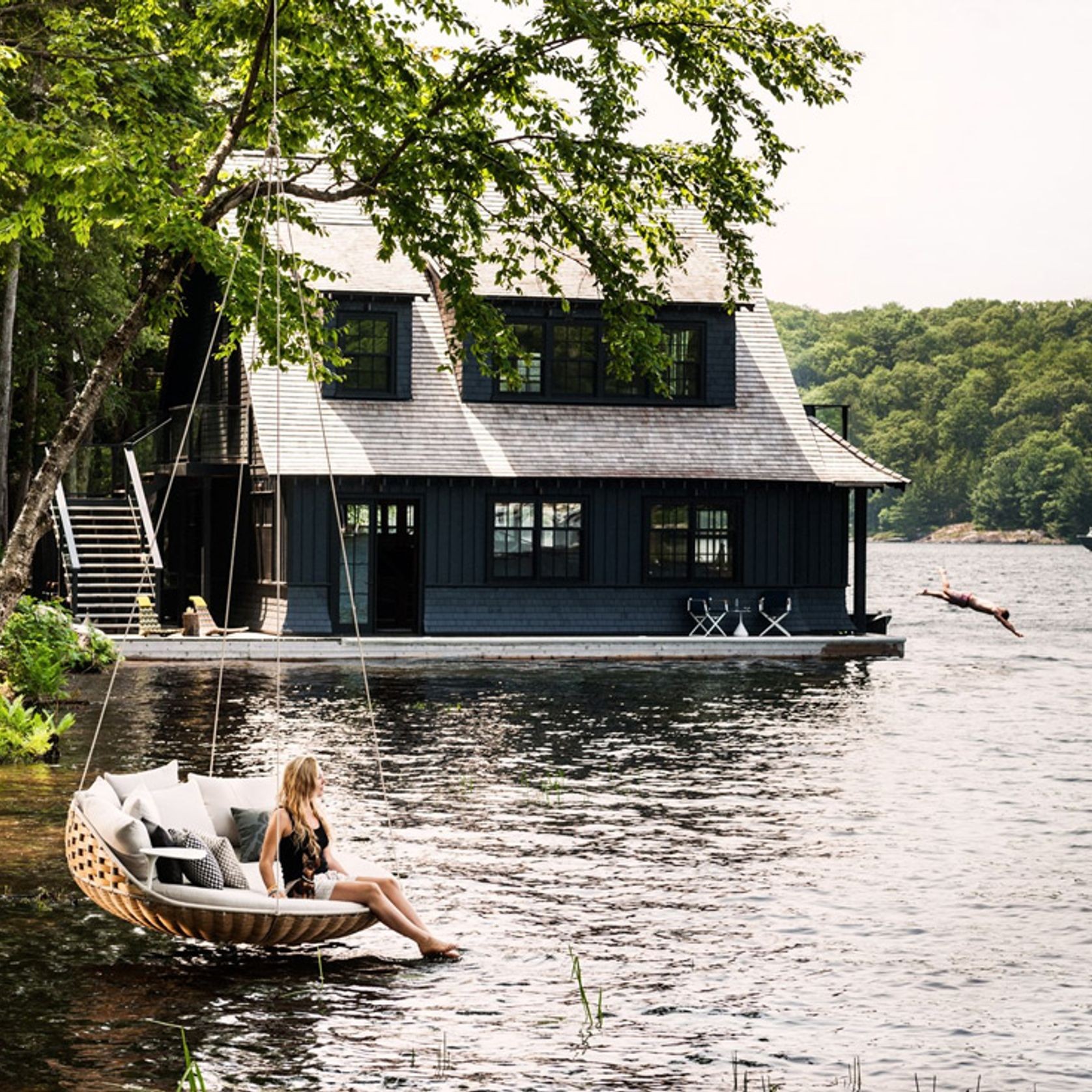 Swingrest Outdoor Hanging Lounger by Dedon gallery detail image