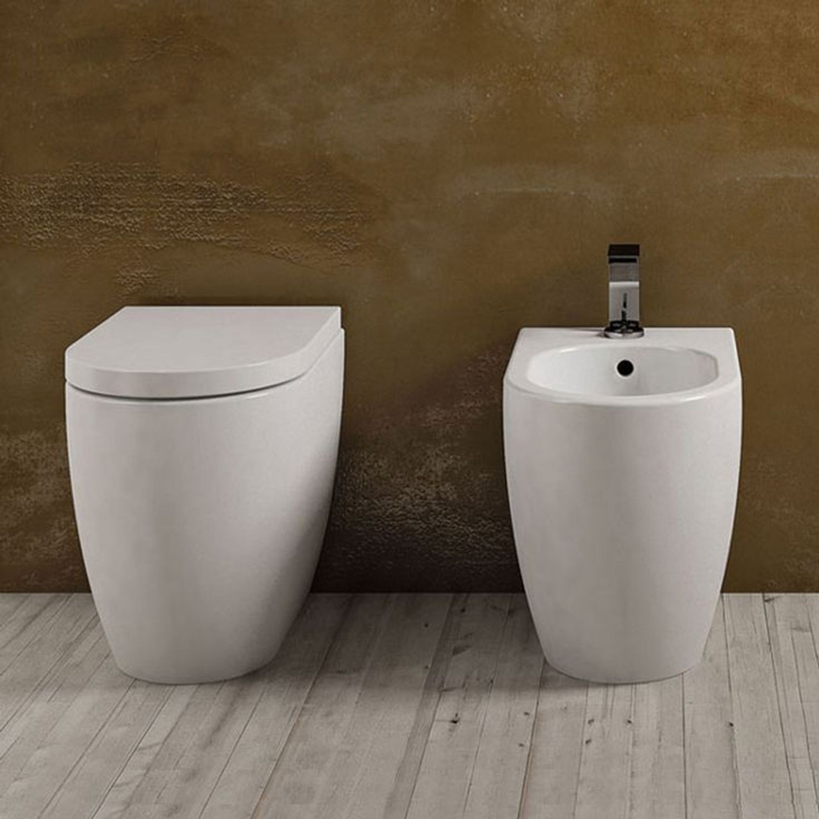 Smile Back to Wall Rimless Toilet by cielo gallery detail image