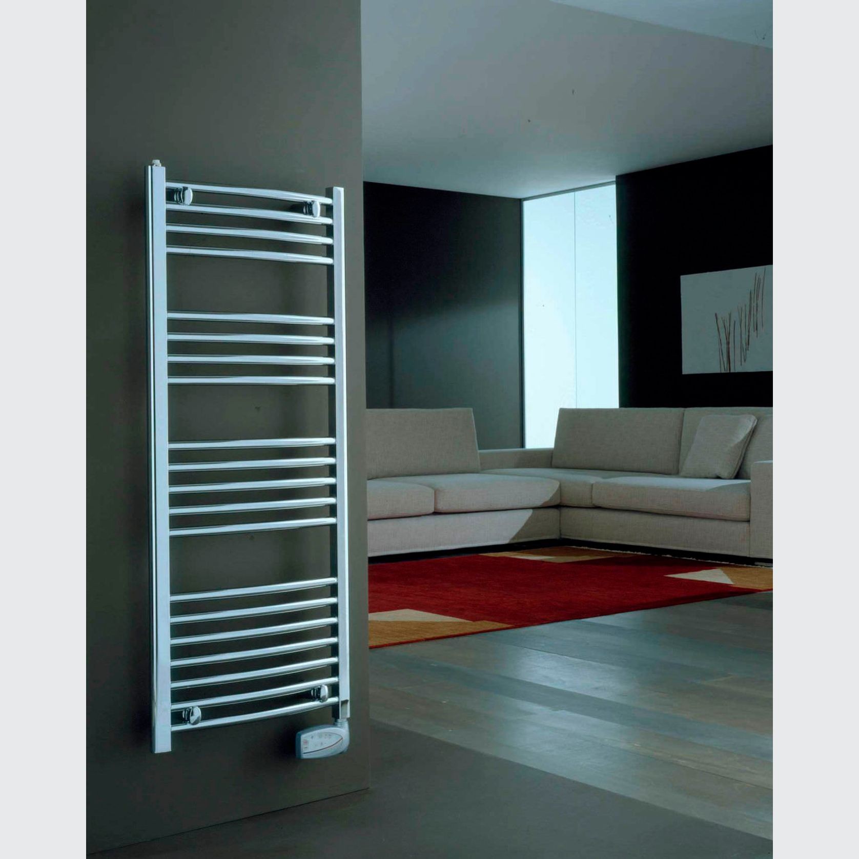 Excel Curved Heated Towel Rail gallery detail image