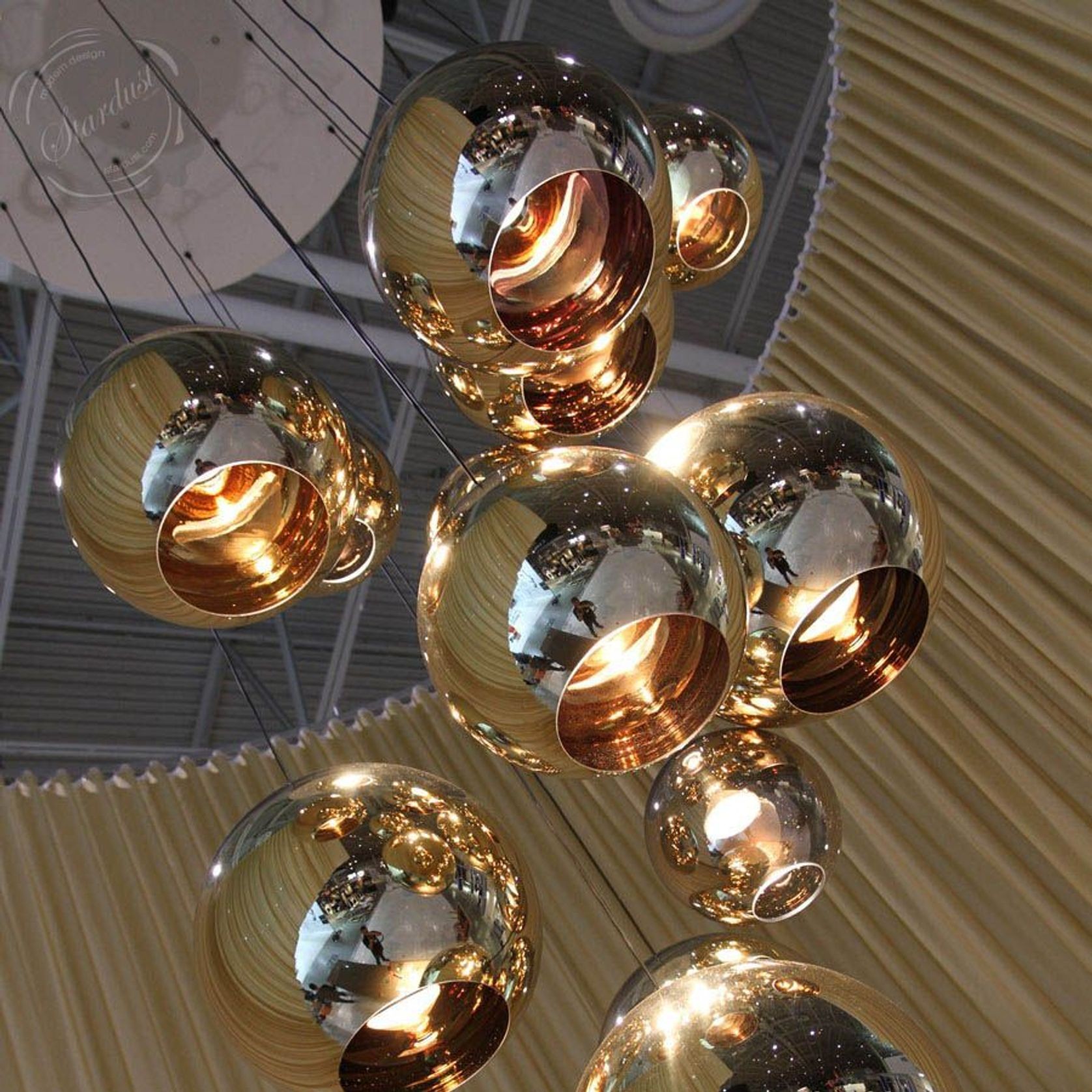Fort Knox Silver Pendant Light by Viso gallery detail image
