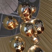 Fort Knox Silver Pendant Light by Viso gallery detail image