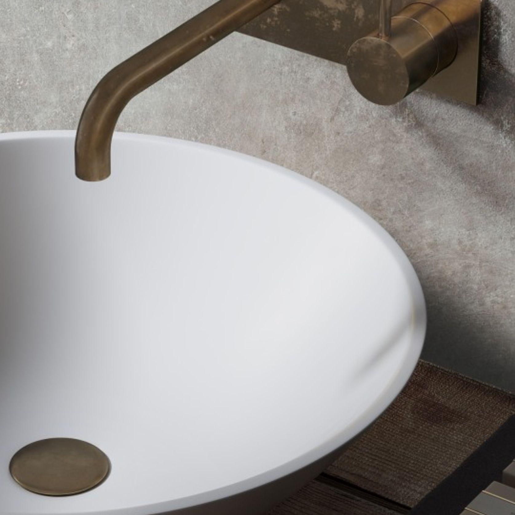 Buddy Wall Mount Mixer With Backplate gallery detail image