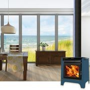 Phoenix Freestanding Wood Fireplace gallery detail image