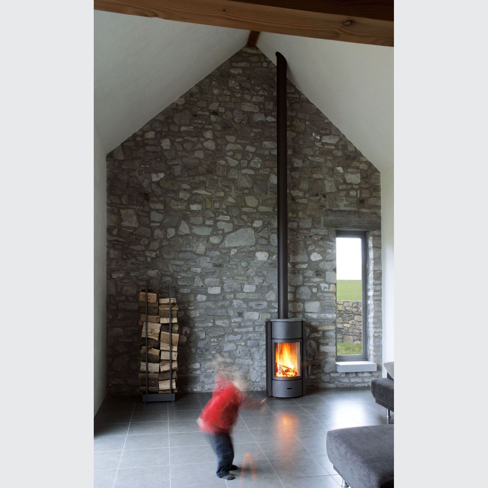 Stûv 30 Freestanding 3 in 1 Wood Fireplace gallery detail image