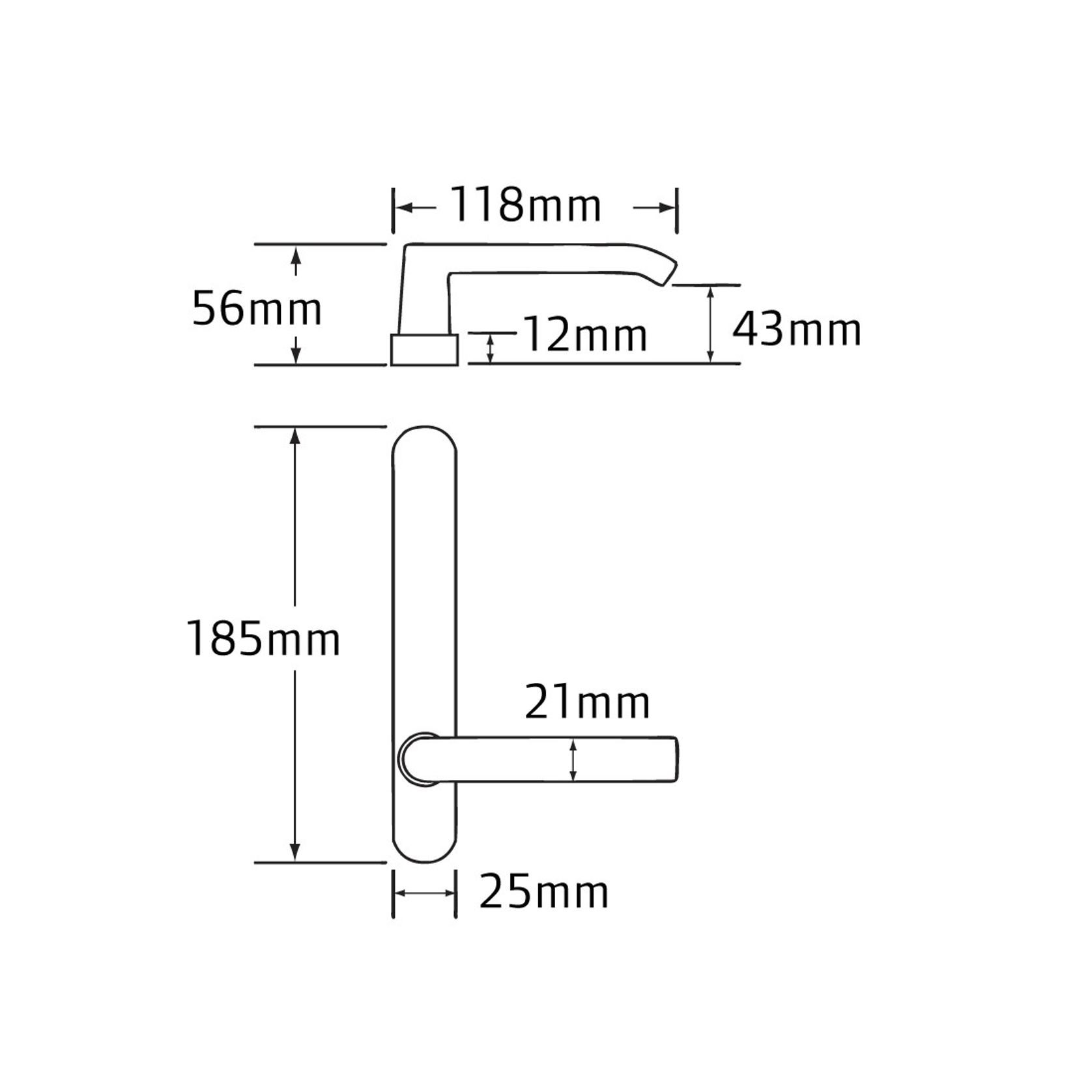 Legge 5400 Series Leonardo (12) Door Furniture gallery detail image