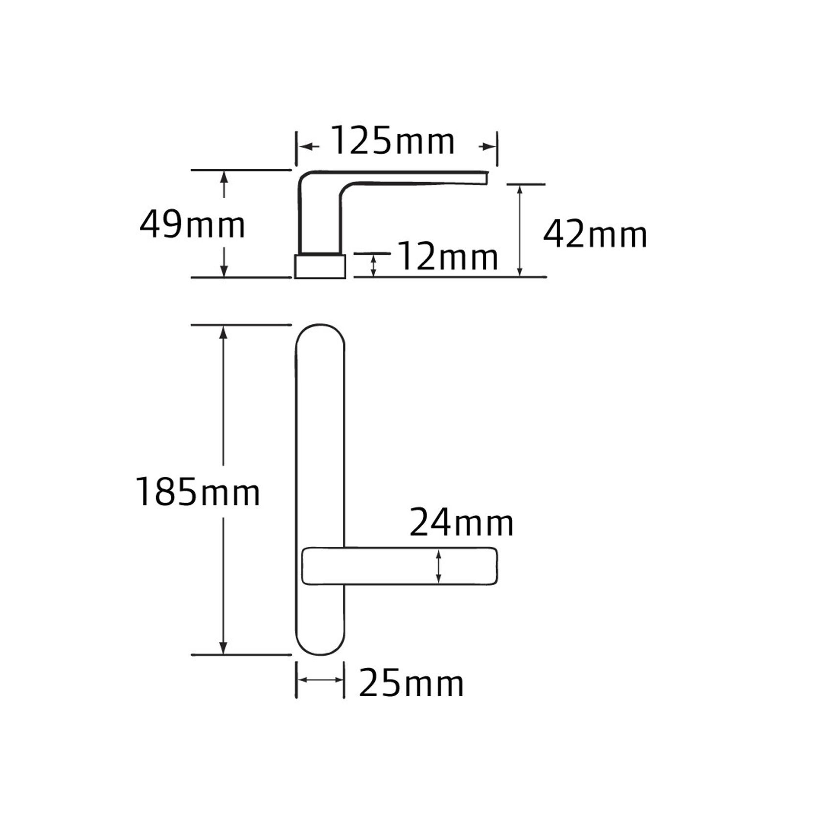 Legge 5400 Series Angelo (57) Door Furniture gallery detail image