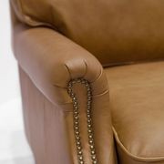 Brunswick Italian Leather Sofa - 2 Seater, Camel gallery detail image