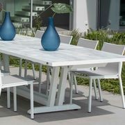 Amaka Outdoor Aluminium Extending Dining Table gallery detail image