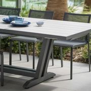 Amaka Outdoor Aluminium Extending Dining Table gallery detail image
