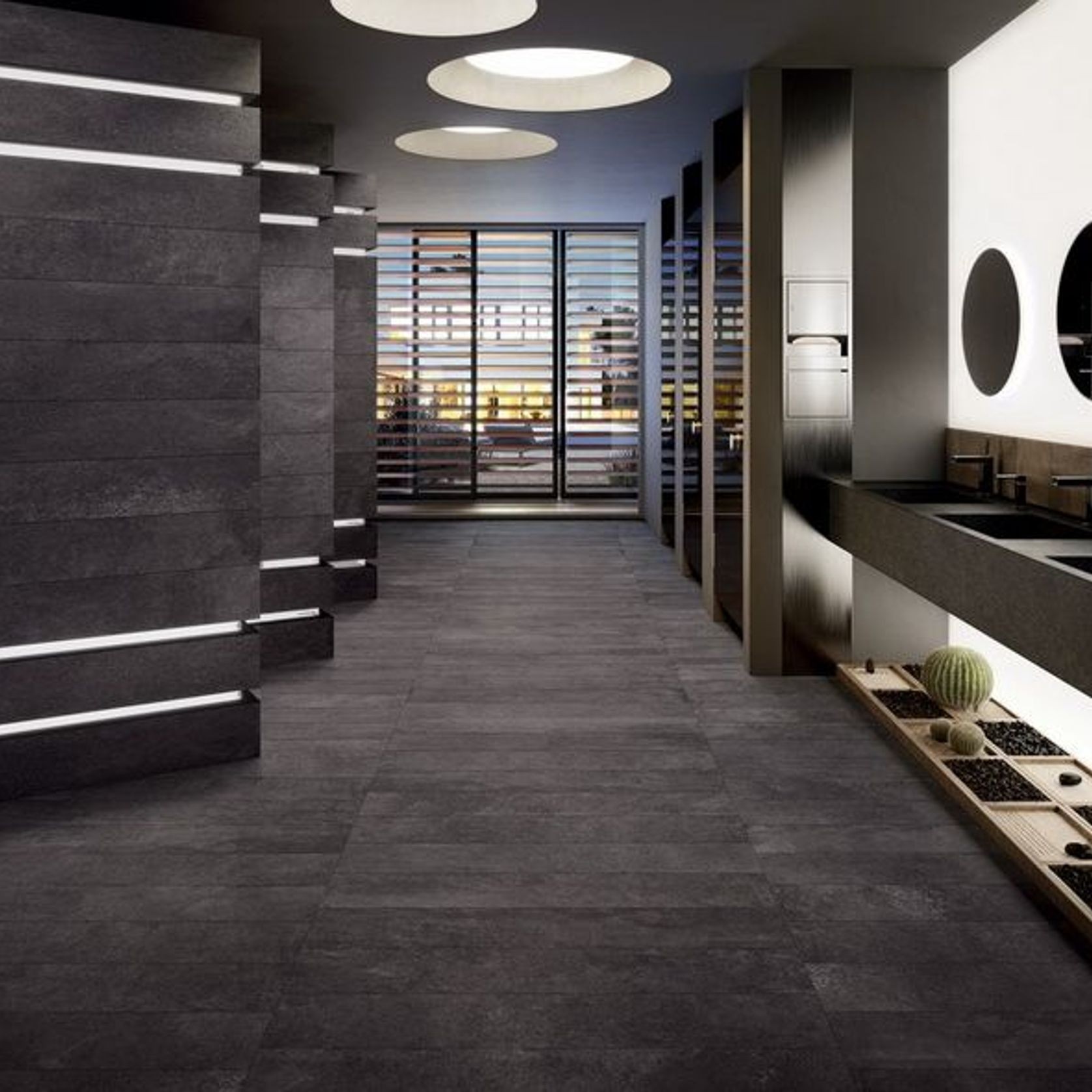 Moov Anthracite Floor & Wall Tiles gallery detail image