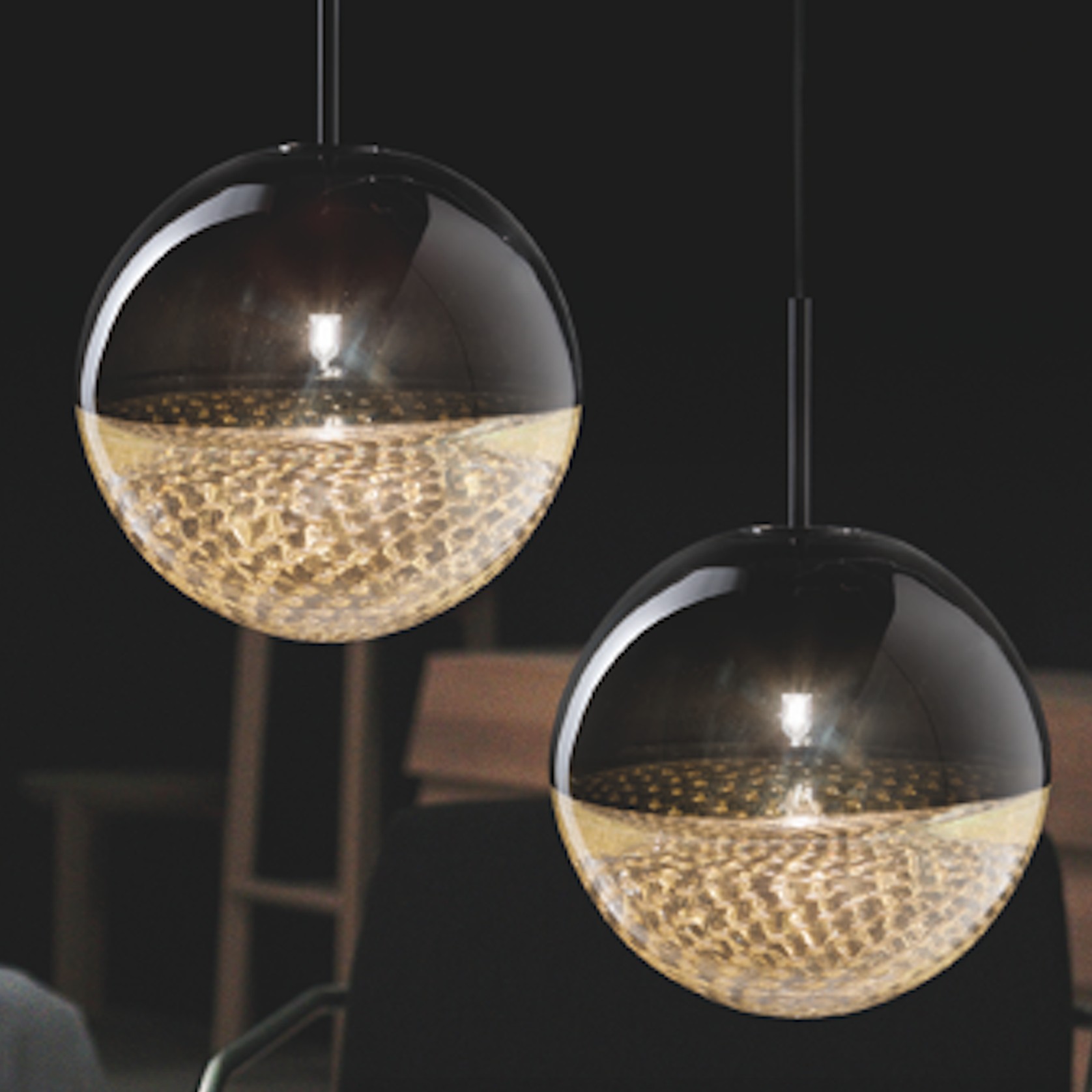 Astro Suspended Ceiling Lamp by De Majo gallery detail image